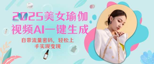 2025瑜伽美女视频，简单流量变现新玩法-3YVIP资源库
