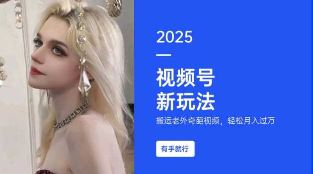 搬运老外奇葩视频，撸视频号分成计划收益，每天只需一小时，新手小白轻松月入过W-3YVIP资源库