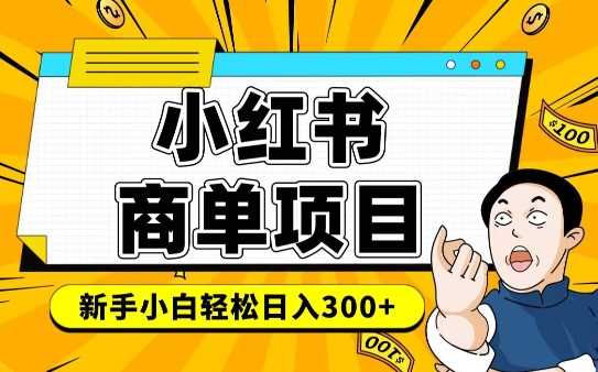 小红书千粉商单，稳定快速变现项目，实现月入6-8k并不是很难-3YVIP资源库