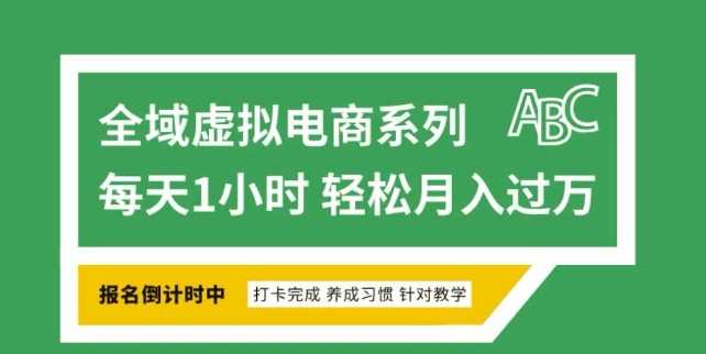 全域虚拟电商变现系列，通过平台出售虚拟电商产品从而获利-3YVIP资源库