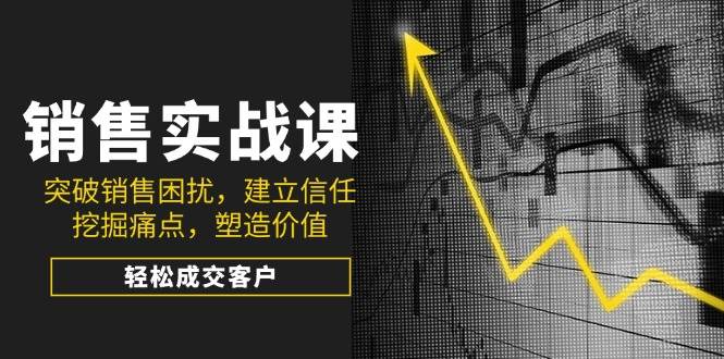 销售实战课，突破销售困扰，建立信任，挖掘痛点，塑造价值，轻松成交客户-3YVIP资源库