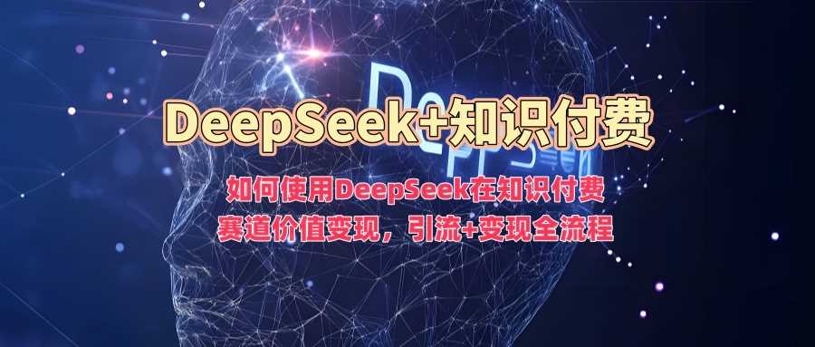如何使用DeepSeek在知识付费赛道价值变现，引流+变现全流程-3YVIP资源库
