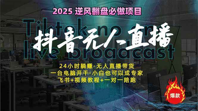 （14539期）抖音无人直播新风口：轻松实现睡后收入，一人管理多设备，24小时不间断…-3YVIP资源库