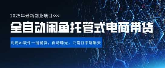 【闲鱼全自动电商带货】三年磨一剑，一朝露锋芒，长期稳定项目，单日稳定变现5张【揭秘】-3YVIP资源库