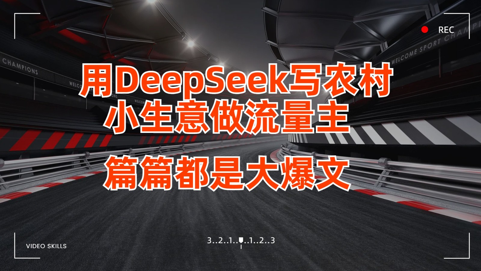 用DeepSeek写农村小生意做流量主，篇篇都是大爆文-3YVIP资源库