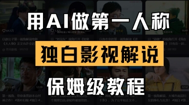 用AI做第一人称独白影视解说，手把手教学，保姆级教程-3YVIP资源库