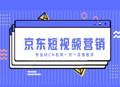 京东短视频营销项目，专业MCN机构一对一实操教学-3YVIP资源库