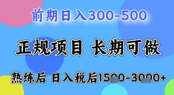 五一节高收益项目，前期做一天收益300-500左右，熟练后日入收益1.5k【揭秘】-3YVIP资源库