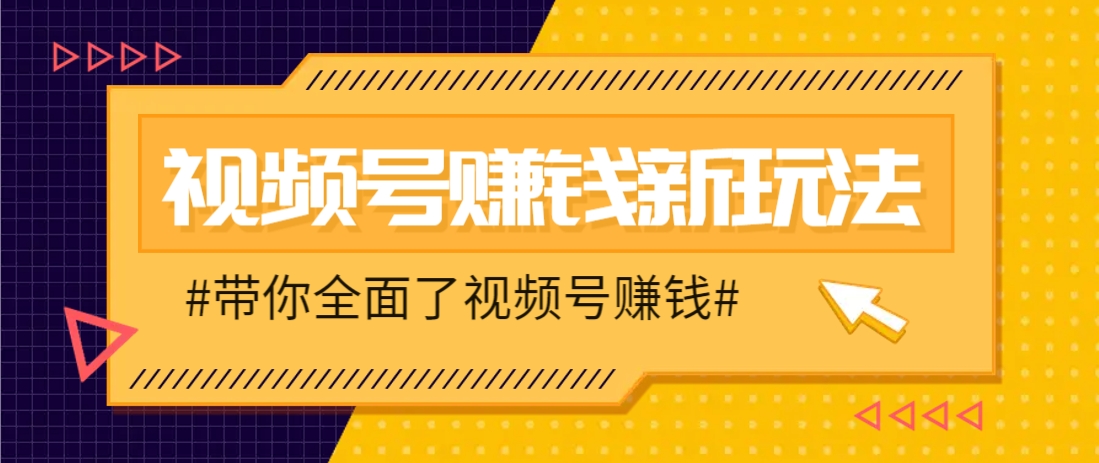 视频号短视频带货新玩法，用这个方法，一天佣金4407（附详细教程）-3YVIP资源库