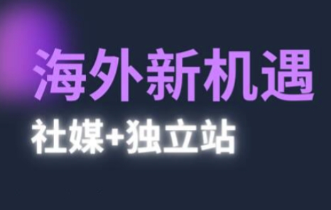 2025出海新机遇(社媒+独立站)，海外新机遇，实现独立站的高效运营与出海-3YVIP资源库