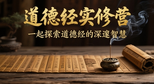 道德经实修营，一起探索道德经的深邃智慧-3YVIP资源库
