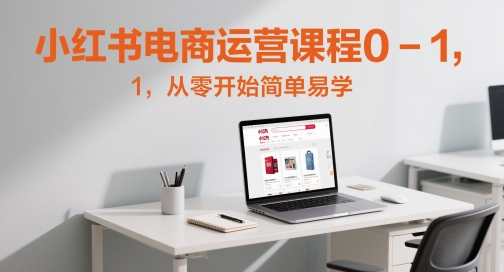 小红书电商运营课程0-1，从零开始简单易学-3YVIP资源库