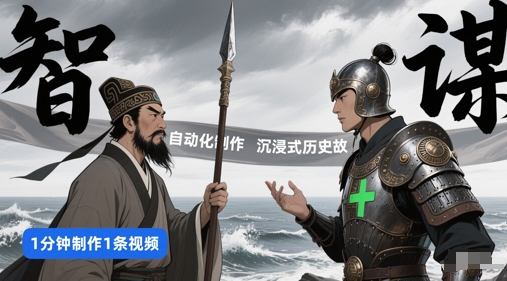 扣子工作流一键生成沉浸式历史故事，一天工作量，3分钟搞定-3YVIP资源库