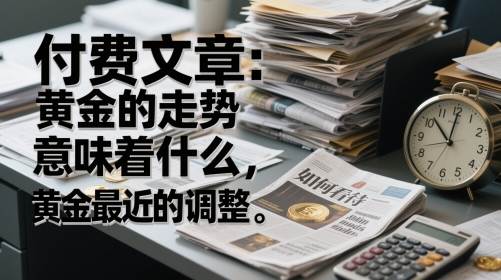 付费文章：黄金的走势意味着什么，如何看待黄金最近的调整-3YVIP资源库