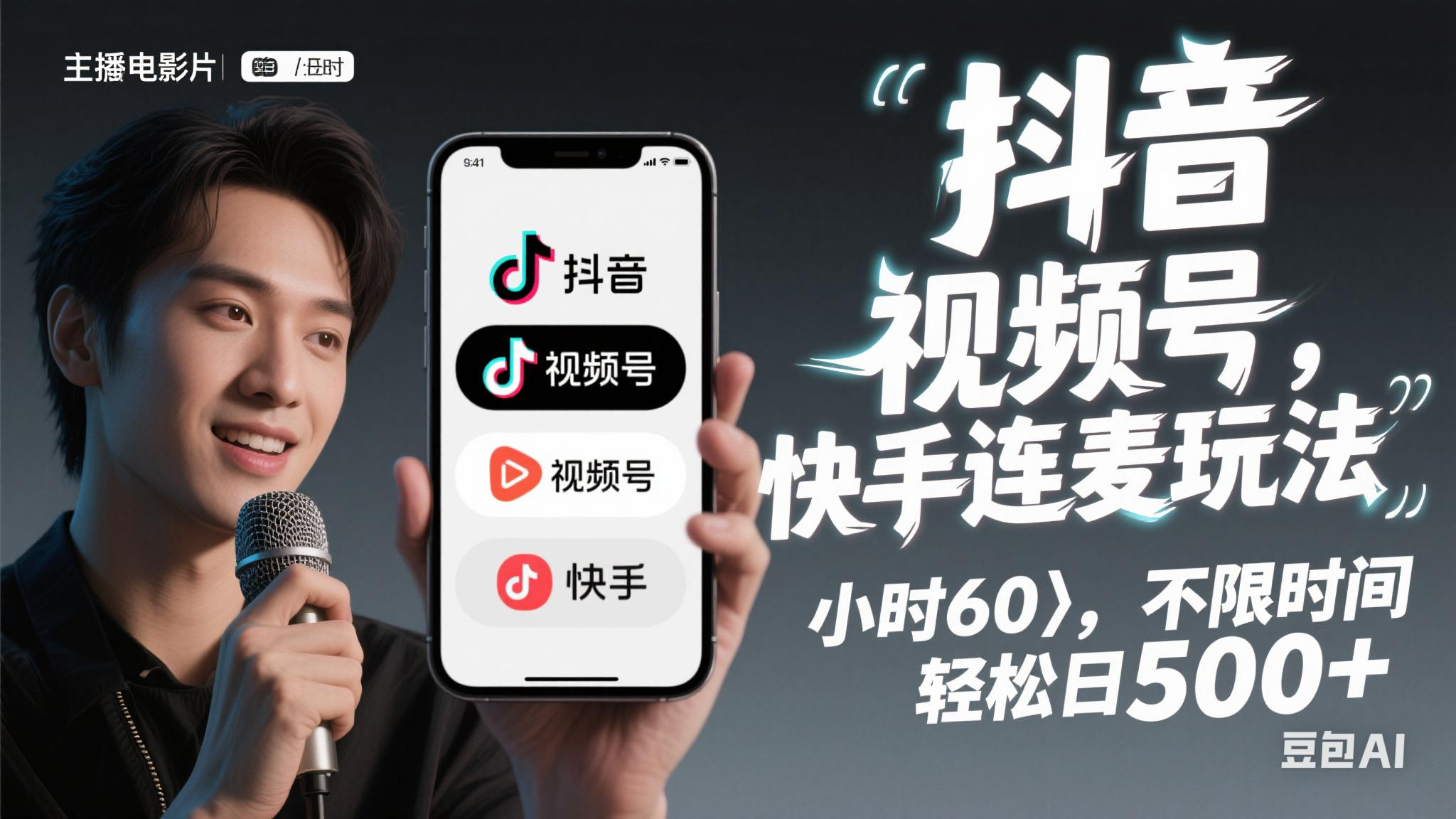 （14899期）抖音，快手，视频号无脑连麦玩法！快速入门，单日稳冲1000+-3YVIP资源库