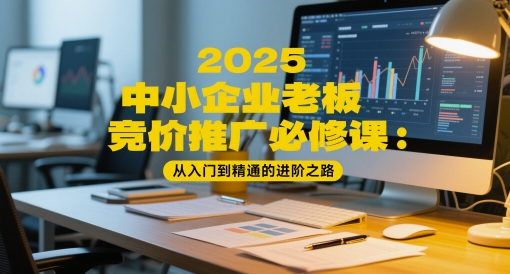 2025中小企业老板竞价推广必修课：从入门到精通的进阶之路-3YVIP资源库