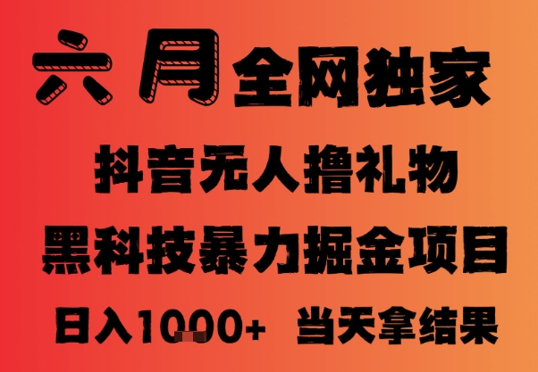25年6月抖音无人直播最新暴力撸音浪掘金，小白可做，可批量矩阵放大，长期稳定日入1k+【揭秘】-3YVIP资源库