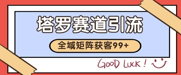 小红书某音塔罗赛道引流获客 自热矩阵日引200+【揭秘】-3YVIP资源库