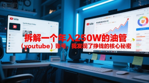 付费文章：拆解一个年入250W的油管（youtube）账号，我发现了挣钱的核心秘密-3YVIP资源库
