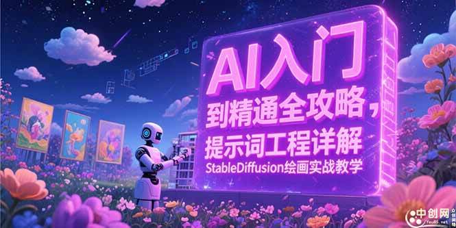 （15181期）AI入门到精通全攻略，提示词工程详解，StableDiffusion绘画实战教学-3YVIP资源库