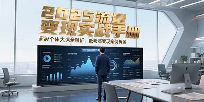 （15188期）2025流量变现实战手册，超级个体大课全解析，低粉高变现案例拆解-3YVIP资源库