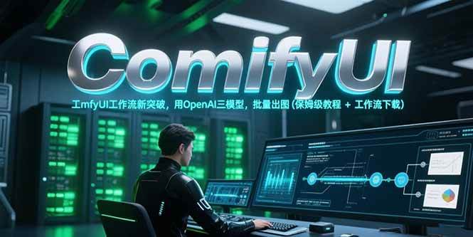 ComfyUI工作流新突破，用OpenAI三模型，批量出图(保姆级教程+工作流下载)-3YVIP资源库