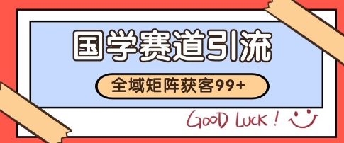 国学赛道精准拓客，自热矩阵日引99+ 获客SOP【揭秘】-3YVIP资源库