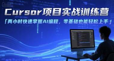 Cursor项目实战训练营，两小时快速掌握AI编程，零基础也能轻松上手-3YVIP资源库