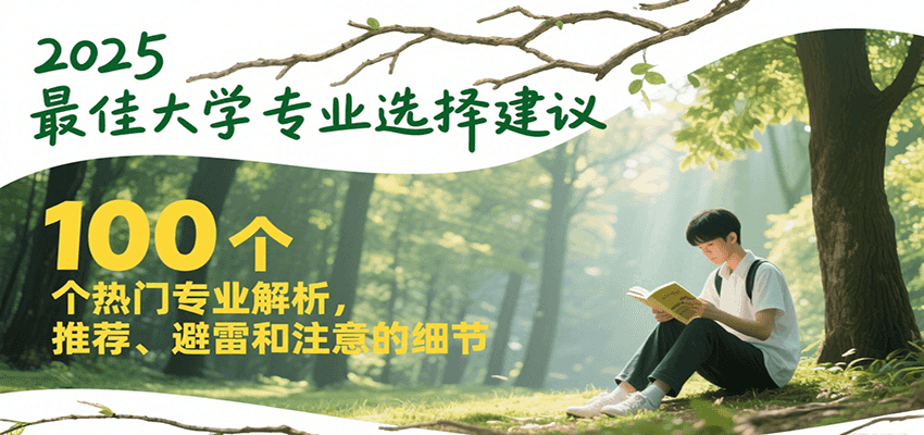 2025最佳大学专业选择建议，100个热门专业解析，推荐、避雷和注意的细节-3YVIP资源库