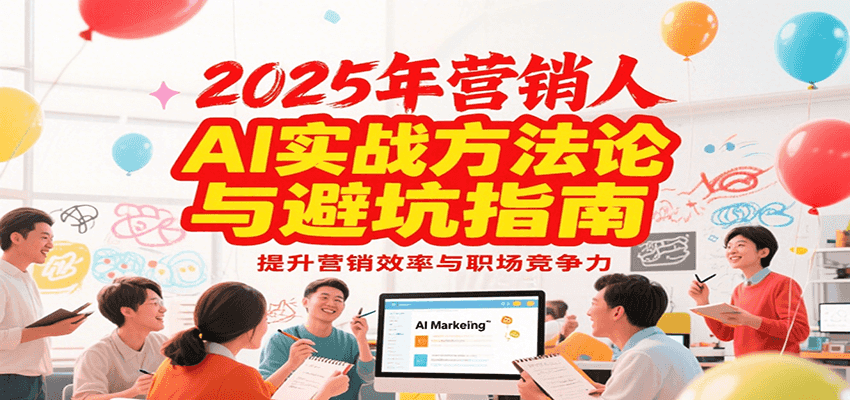 2025年营销实战方法论与避坑指南，利用AI提升营销效率与职场竞争力-3YVIP资源库