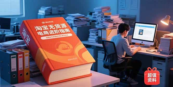 （15317期）淘宝无货源电商进阶指南，包含新人课、进阶课，配套资料，蓝海选品等-3YVIP资源库