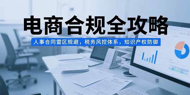 （15377期）电商合规全攻略，人事合同雷区规避，税务风控体系，知识产权防御-3YVIP资源库
