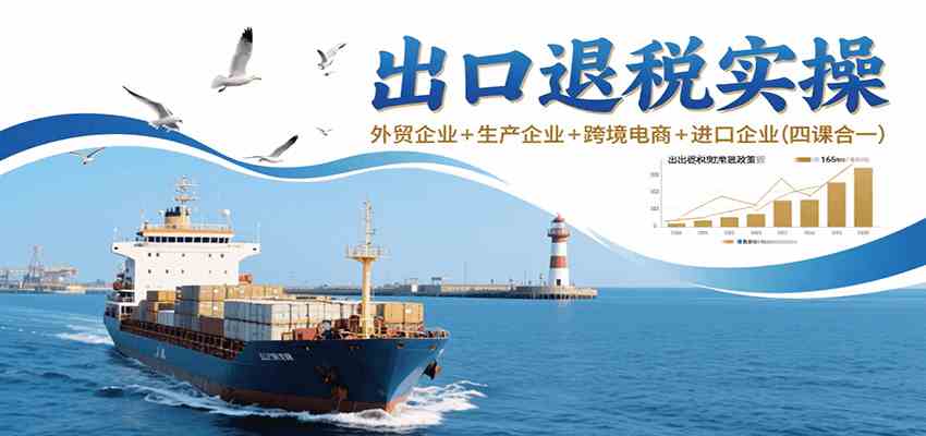 出口退税实操-外贸企业+生产企业+跨境电商+进口企业（四课合一）-3YVIP资源库