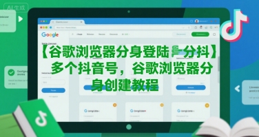 谷歌浏览器分身登陆多个抖音号，谷歌浏览器分身创建教程-3YVIP资源库