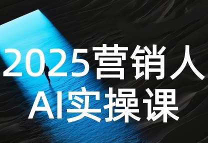 2025营销人Al实操课，AI营销抢跑实战，从Prompt到方案，效率碾压同行-3YVIP资源库