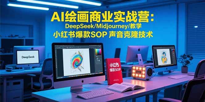 （15460期）AI绘画商业实战营：DeepSeek/Midjourney/教学 小红书爆款SOP 声音克隆技术-3YVIP资源库