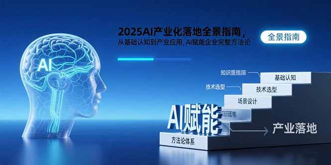 （15609期）2025AI产业化落地全景指南，从基础认知到产业应用，AI赋能企业完整方法论-3YVIP资源库