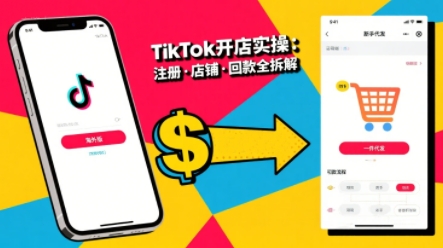 TikTok从开店到投流的进阶课，从基础实操到高阶技巧一网打尽-3YVIP资源库