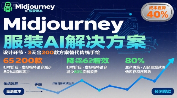 AI在服装领域的运用，使用midjourney做服装辅助企业降低成本-3YVIP资源库