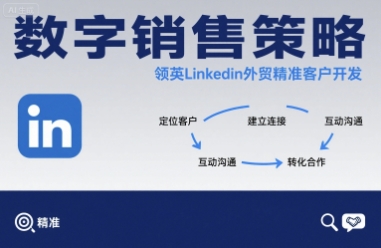 数字销售策略领英LinkedIn外贸精准客户开发-3YVIP资源库