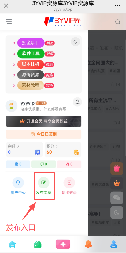 图片[2]-如何在3YVIP库发布资源文章并设置付费内容？-3YVIP资源库