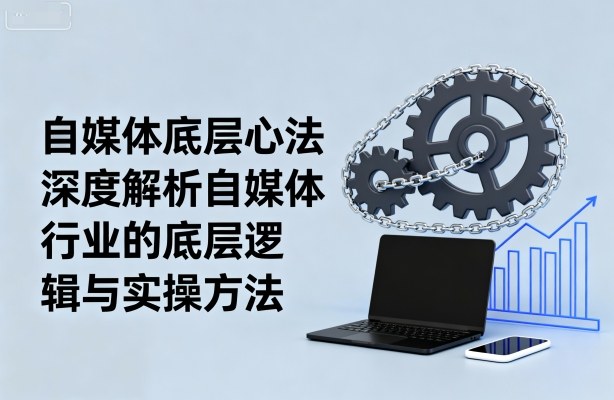自媒体底层心法，深度解析自媒体行业的底层逻辑与实操方法-3YVIP资源库