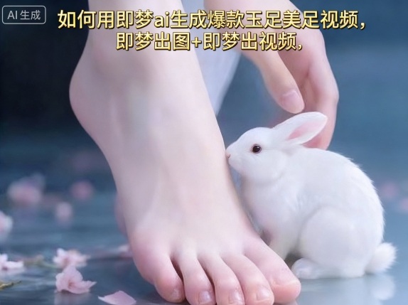 如何用即梦ai生成爆款玉足美足视频，即梦出图+即梦出视频，快速涨粉-3YVIP资源库