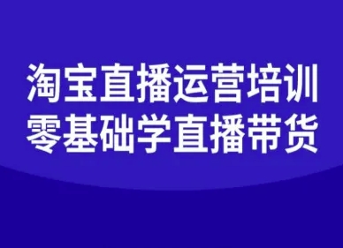 淘宝直播运营培训-零基础学会直播卖货-3YVIP资源库