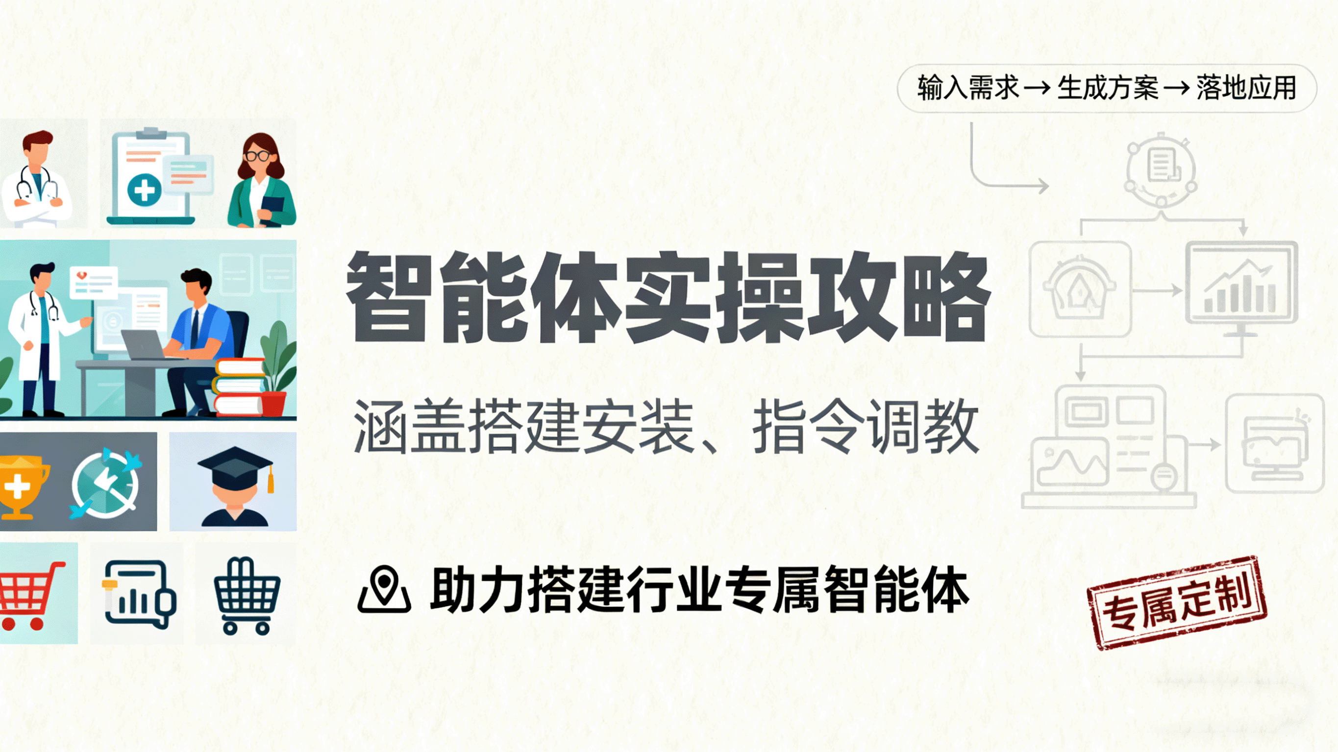 智能体实操攻略：涵盖搭建安装、指令调教，助力搭建行业专属智能体-3YVIP资源库