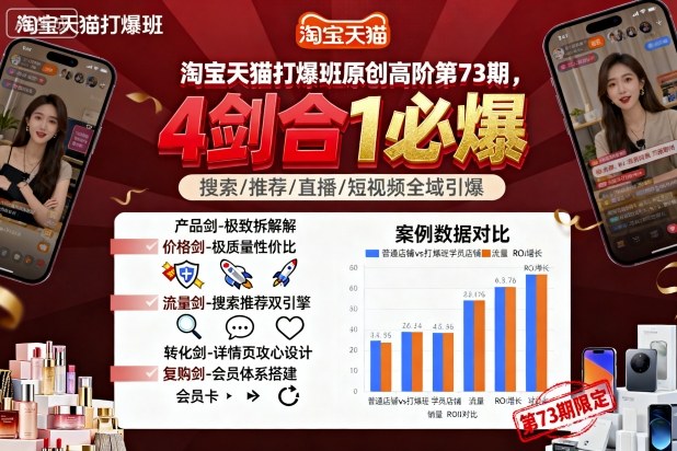 淘宝天猫打爆班原创高阶第73期，4剑合1必爆-3YVIP资源库