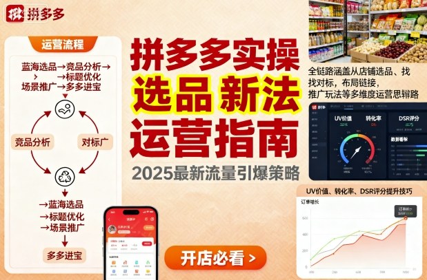 王校长9月12拼多多实操新玩法，全链路涵盖从店铺选品、找对标，布局链接，推广玩法等多维度运营思路-3YVIP资源库