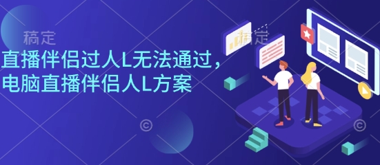 直播伴侣过人L无法通过，电脑直播伴侣人L方案，自测-3YVIP资源库