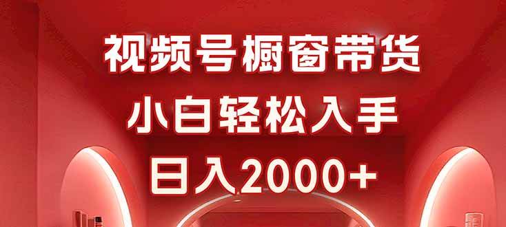 （16248期）视频号橱窗带货，小白轻松入手，日入2000+-3YVIP资源库