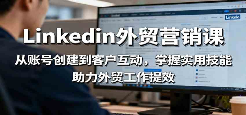 LinkedIn外贸营销课：从账号创建到客户互动，掌握实用技能，助力外贸工作提效-3YVIP资源库
